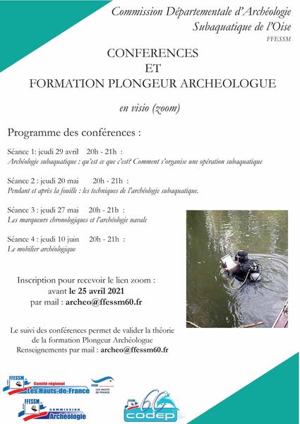 Visio-conférence sur l’archéologie sous-marine